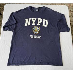 2007 NYPD New York City Police Dept. Navy Blue T-Shirt